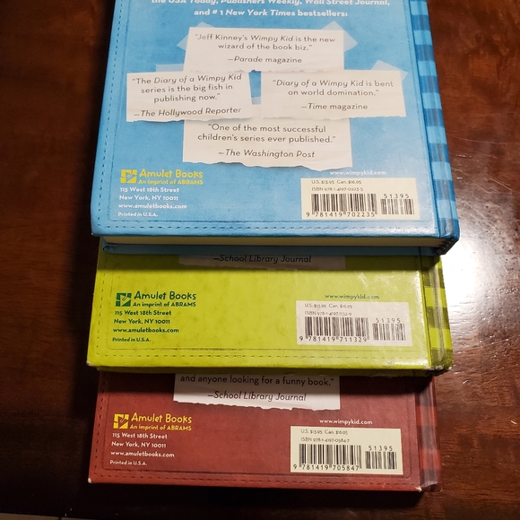 3 Diary of a Wimpy Kid Books - Picture 3 of 3